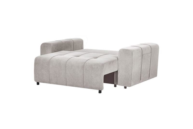 2-seters sofa Innvik - Grå, 121x156 cm - Møbler - Sofaer - Sovesofaer - 2 seters sovesofa