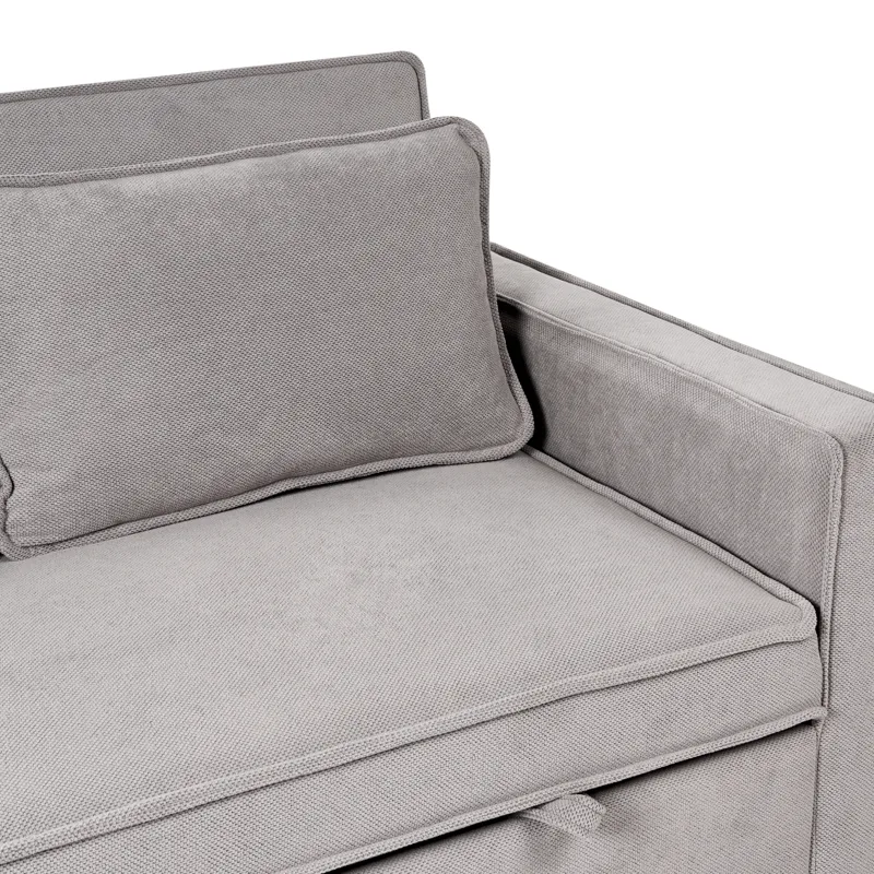 2-seters sofa Uttela - Grå - Møbler - Sofaer - Sovesofaer - 2 seters sovesofa
