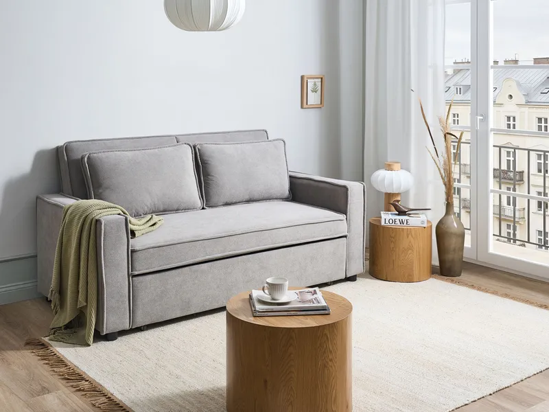 2-seters sofa Uttela - Grå - Møbler - Sofaer - Sovesofaer - 2 seters sovesofa