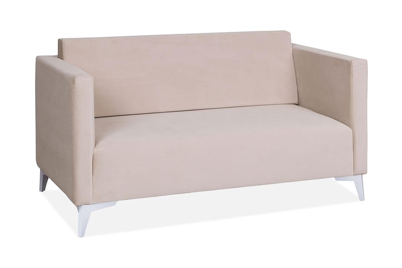 2-seter Sofa Szafir 82x136 cm - Hvit - 2 seters sovesofa - Fløyelssofaer