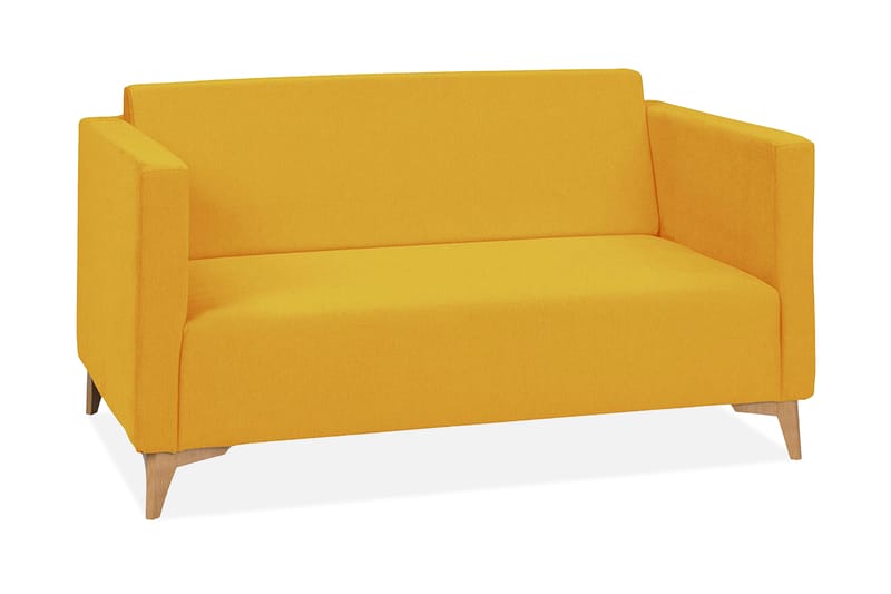 2-seter Sofa Szafir 82x136 cm - Tre/Natur - 2 seters sovesofa - Fløyelssofaer