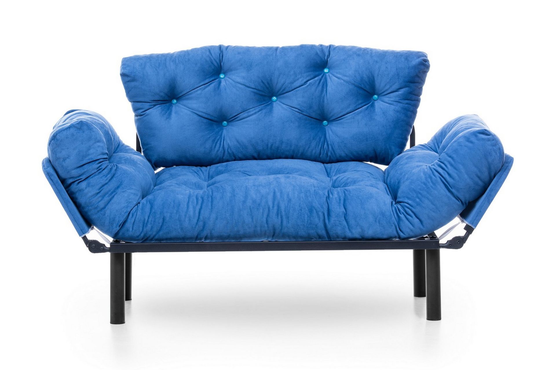 2-seter Sovesofa Aitze - Blå - Møbler - Sofaer - Sovesofaer - 2 seters sovesofa