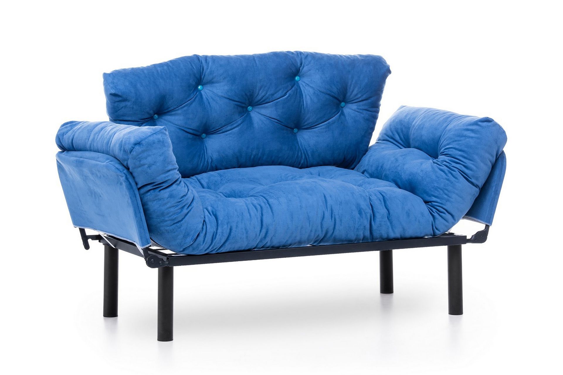 2-seter Sovesofa Aitze - Blå - Møbler - Sofaer - Sovesofaer - 2 seters sovesofa