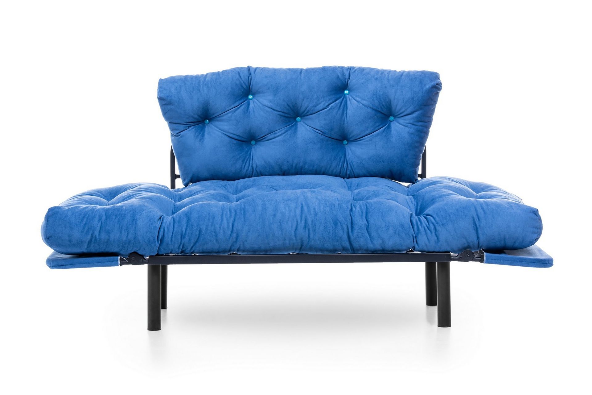 2-seter Sovesofa Aitze - Blå - Møbler - Sofaer - Sovesofaer - 2 seters sovesofa