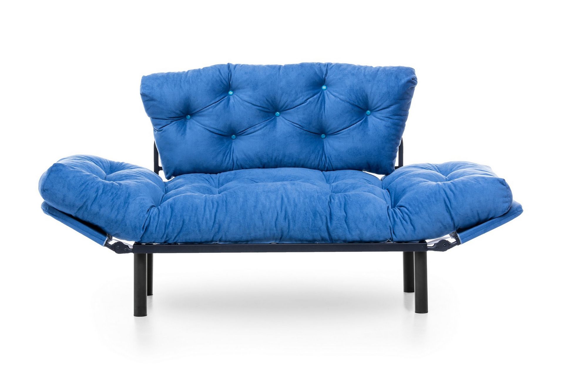 2-seter Sovesofa Aitze - Blå - Møbler - Sofaer - Sovesofaer - 2 seters sovesofa