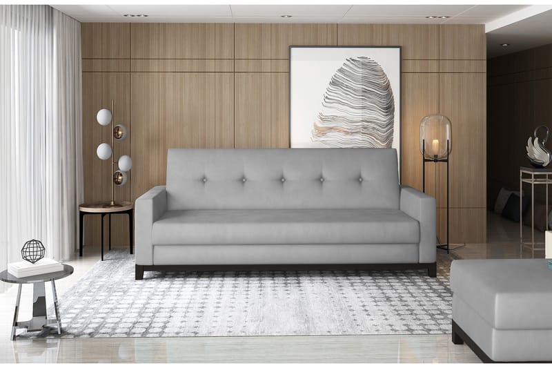 2-seter Sovesofa Poniente - Grå - Møbler - Sofaer - Sovesofaer - 2 seters sovesofa