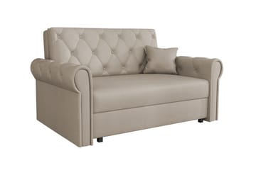 2-seters Sovesofa Denegal - Beige - Møbler - Sofaer - Sovesofaer - 2 seters sovesofa