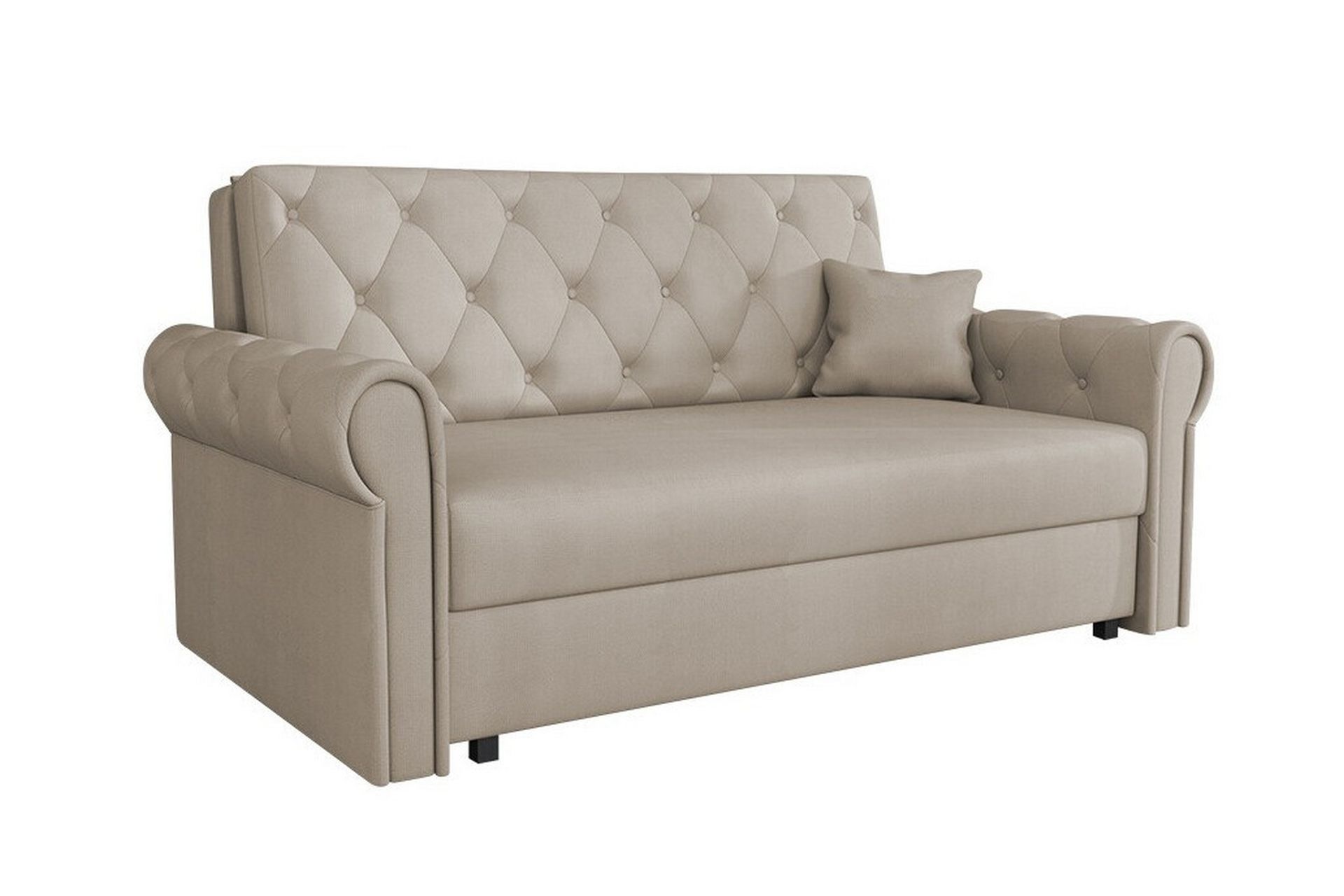 2-seters Sovesofa Denegal - Beige - Møbler - Sofaer - Sovesofaer - 2 seters sovesofa