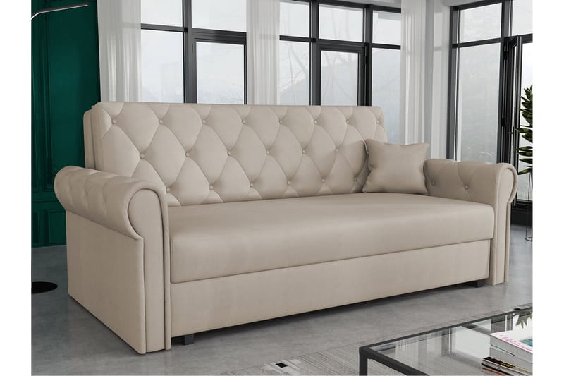 2-seters Sovesofa Denegal - Beige - 2 seters sovesofa