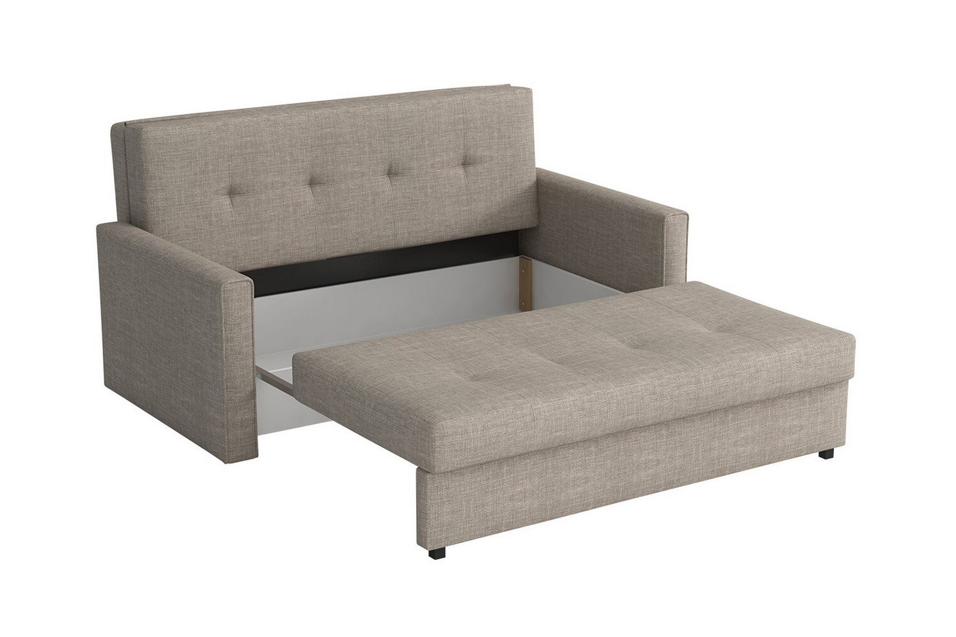 2-seters Sovesofa Denegal - Beige - Møbler - Sofaer - Sovesofaer - 2 seters sovesofa