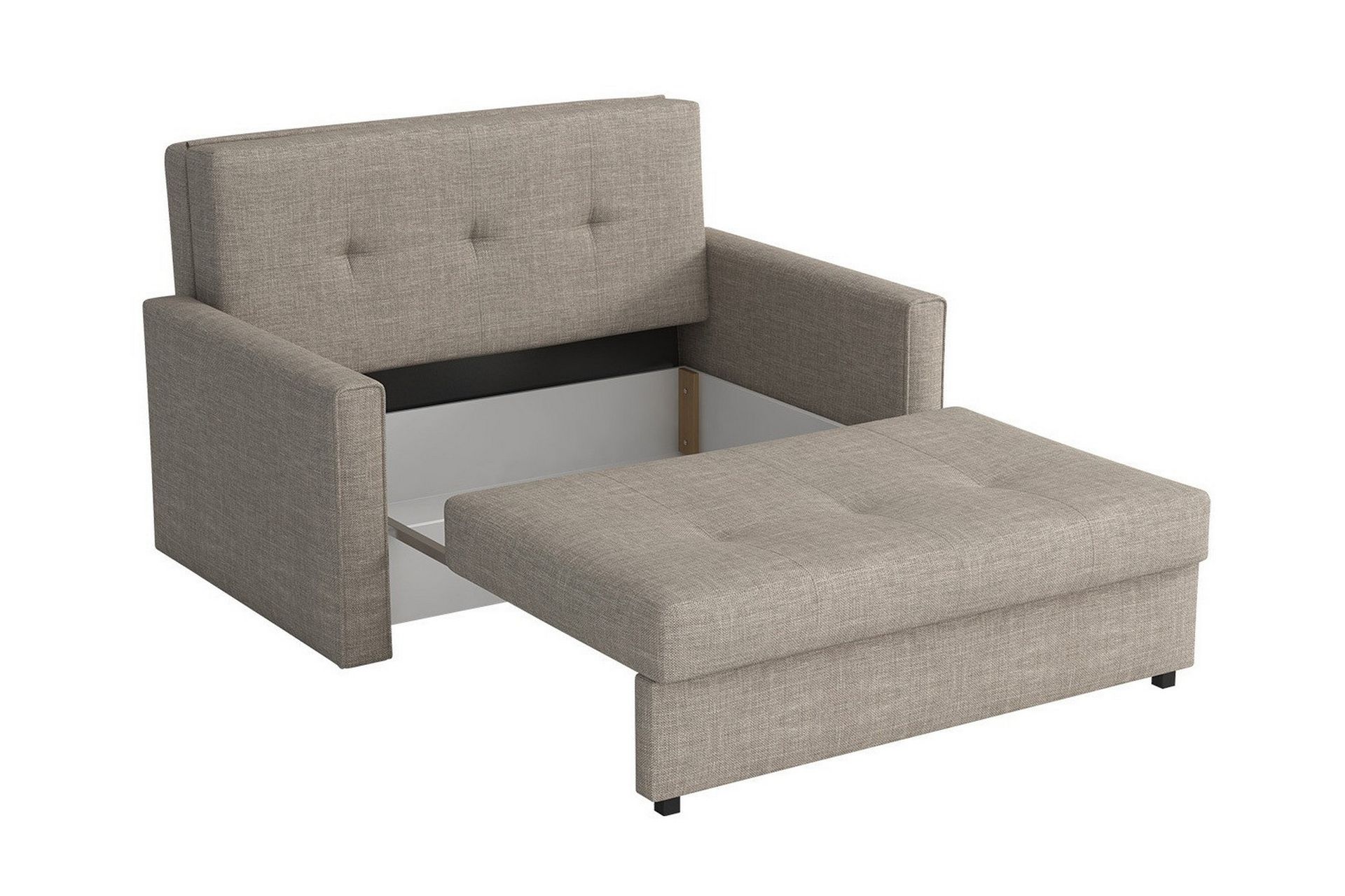 2-seters Sovesofa Denegal - Beige - Møbler - Sofaer - Sovesofaer - 2 seters sovesofa