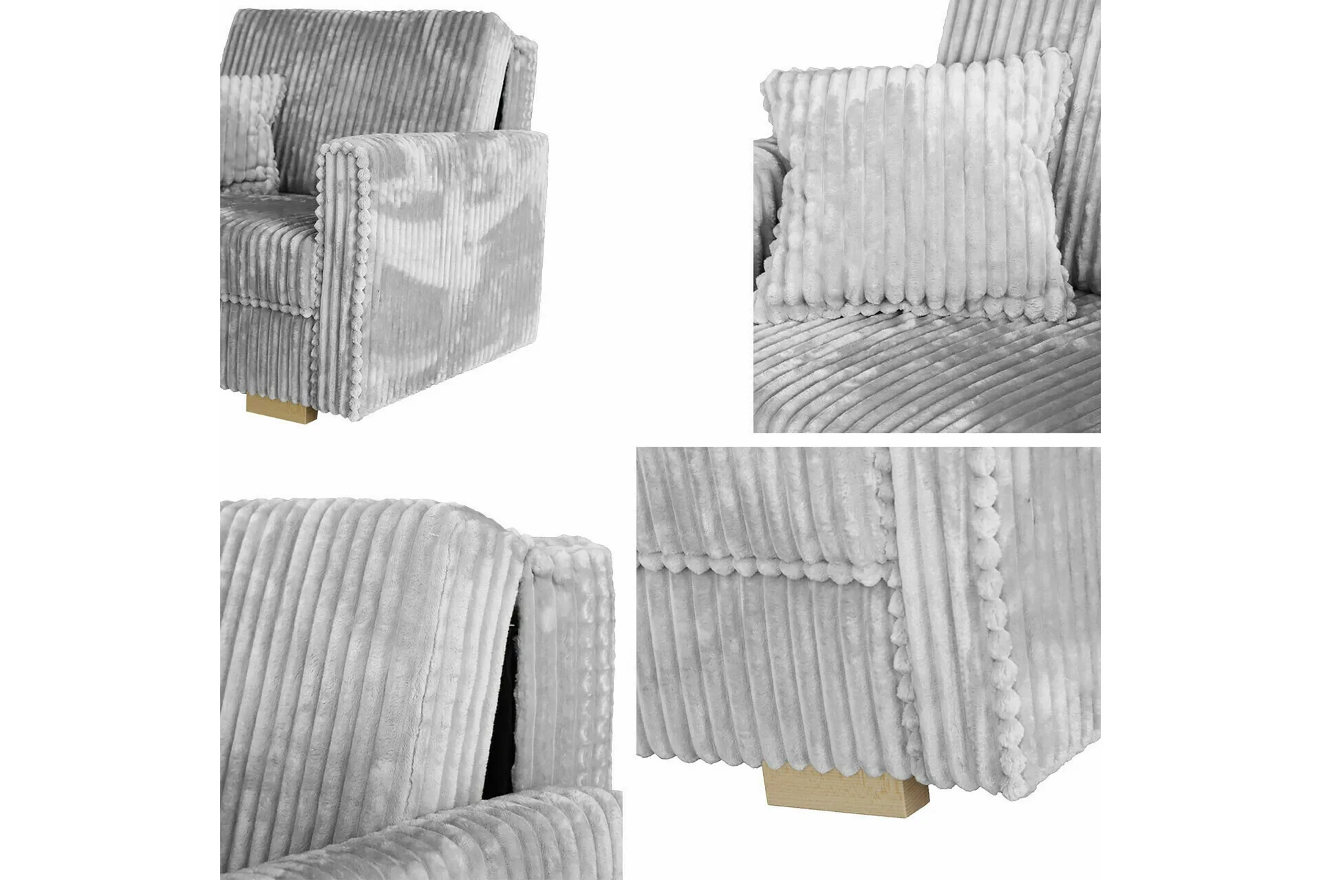2-seters Sovesofa Denegal - Beige/Lys Beige - Møbler - Sofaer - Sovesofaer - 2 seters sovesofa