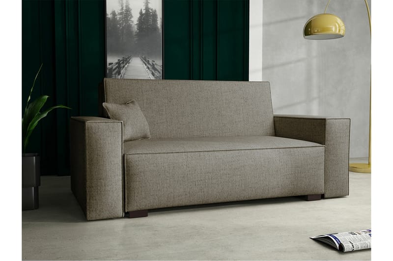 2-seters Sovesofa Denegal - Lysebrun/Beige - 2 seters sovesofa