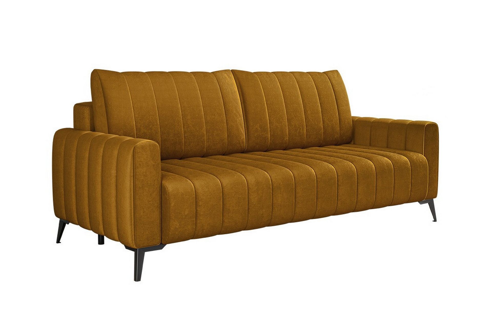 2-seters Sovesofa Graystone - Mørkegul - Møbler - Sofaer - Sovesofaer - 2 seters sovesofa