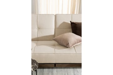 2-seters Sovesofa Vanco - Beige - Møbler - Sofaer - Sovesofaer - 2 seters sovesofa