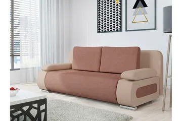 Adelma Sovesofa - Rosa - Møbler - Sofaer - Sovesofaer - 2 seters sovesofa