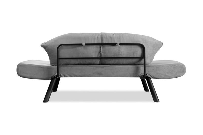 Albertina 2-seters Sovesofa 75x210 cm i Stoff - Grå - Møbler - Sofaer - Sovesofaer - 2 seters sovesofa