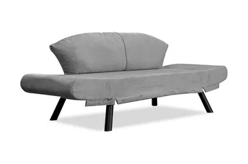 Albertina 2-seters Sovesofa 75x210 cm i Stoff - Grå - Møbler - Sofaer - Sovesofaer - 2 seters sovesofa