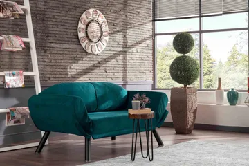 Albertina Sovesofa 2-seter - Blågrønn - Møbler - Sofaer - Sovesofaer - 2 seters sovesofa