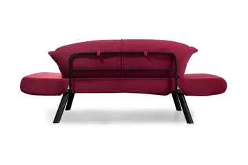 Albertina Sovesofa 2-seter - Burgunder - Møbler - Sofaer - Sovesofaer - 2 seters sovesofa