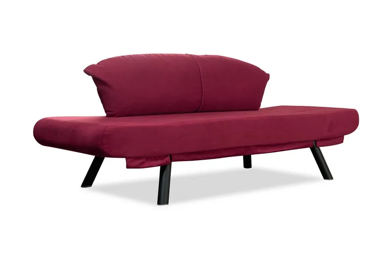 Albertina Sovesofa 2-seter - Burgunder - Møbler - Sofaer - Sovesofaer - 2 seters sovesofa