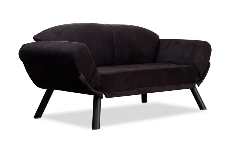Albertina Sovesofa 2-seter - Svart - Møbler - Sofaer - Sovesofaer - 2 seters sovesofa