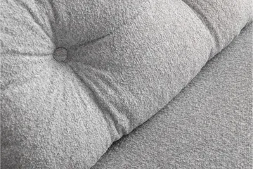 Alfredton 2-seter Utrettbar Sammenleggbar Sovesofa i Bouclé med Metallben - Grå - Møbler - Sofaer - Sovesofaer - 2 seters sovesofa