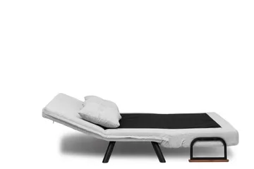 Alfredton 2-seter Utrettbar Sammenleggbar Sovesofa i Bouclé med Metallben - Grå - Møbler - Sofaer - Sovesofaer - 2 seters sovesofa