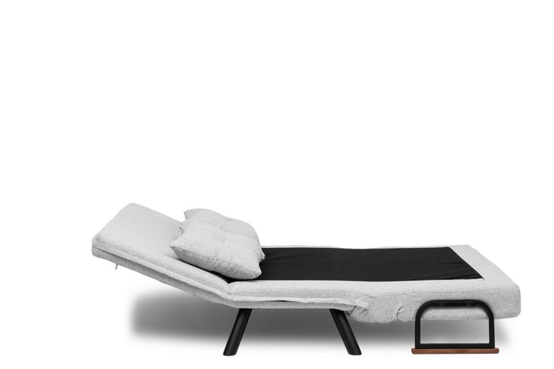 Alfredton 2-seter Utrettbar Sammenleggbar Sovesofa i Bouclé med Metallben - Grå - Møbler - Sofaer - Sovesofaer - 2 seters sovesofa