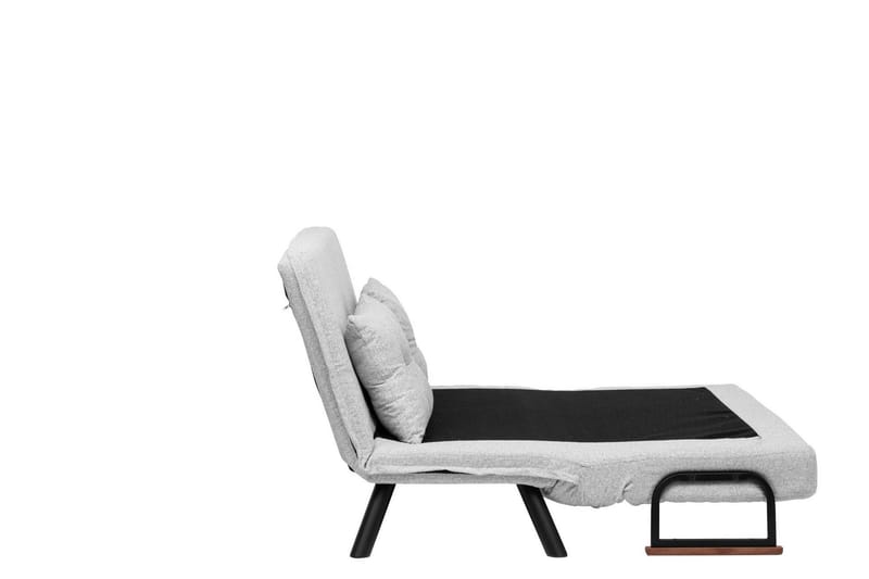 Alfredton 2-seter Utrettbar Sammenleggbar Sovesofa i Bouclé med Metallben - Grå - Møbler - Sofaer - Sovesofaer - 2 seters sovesofa