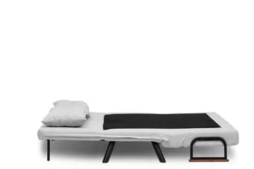 Alfredton 2-seter Utrettbar Sammenleggbar Sovesofa i Bouclé med Metallben - Grå - Møbler - Sofaer - Sovesofaer - 2 seters sovesofa