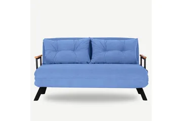 Alfredton Sovesofa 2-seter 175x133 cm - Blå - Møbler - Sofaer - Sovesofaer - 2 seters sovesofa