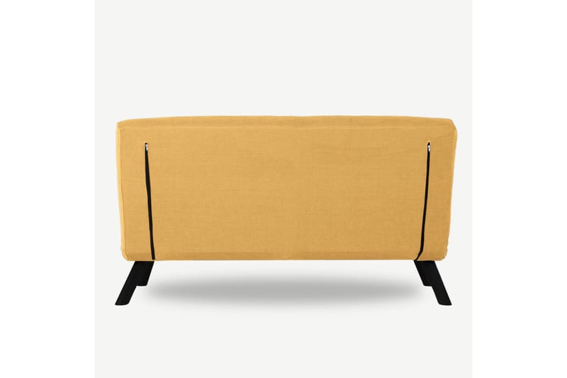 Alfredton Sovesofa 2-seter 175x133 cm - Sennepsgul - Møbler - Sofaer - Sovesofaer - 2 seters sovesofa