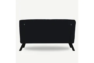 Alfredton Sovesofa 2-seter 175x133 cm - Svart - Møbler - Sofaer - Sovesofaer - 2 seters sovesofa