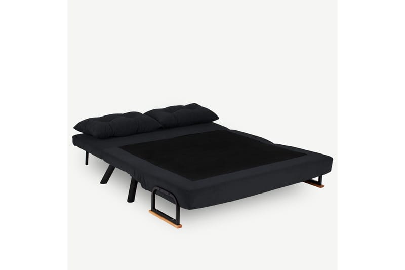 Alfredton Sovesofa 2-seter 175x133 cm - Svart - Møbler - Sofaer - Sovesofaer - 2 seters sovesofa
