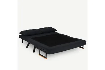 Alfredton Sovesofa 2-seter 175x133 cm - Svart - Møbler - Sofaer - Sovesofaer - 2 seters sovesofa