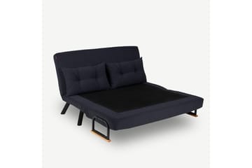 Alfredton Sovesofa 2-seter 175x133 cm - Svart - Møbler - Sofaer - Sovesofaer - 2 seters sovesofa