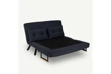 Alfredton Sovesofa 2-seter 175x133 cm - Svart - Møbler - Sofaer - Sovesofaer - 2 seters sovesofa