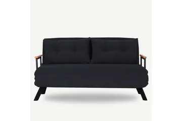 Alfredton Sovesofa 2-seter 175x133 cm - Svart - Møbler - Sofaer - Sovesofaer - 2 seters sovesofa