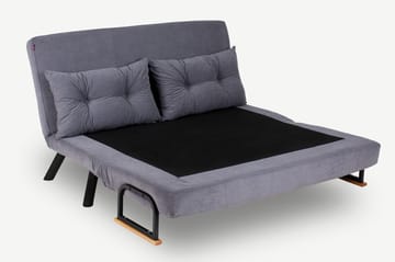 Alfredton Sovesofa 2-seters 120x185 - Grå - Møbler - Sofaer - Sovesofaer - 2 seters sovesofa