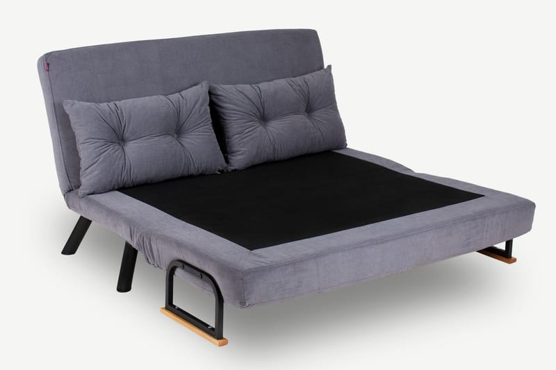 Alfredton Sovesofa 2-seters 120x185 - Grå - Møbler - Sofaer - Sovesofaer - 2 seters sovesofa