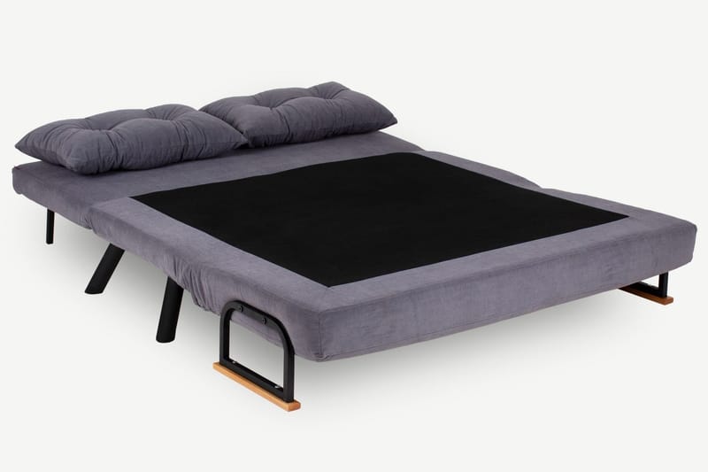 Alfredton Sovesofa 2-seters 120x185 - Grå - Møbler - Sofaer - Sovesofaer - 2 seters sovesofa