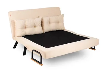 Alfredton Sovesofa 2-seters 120x185 - Krem - Møbler - Sofaer - Sovesofaer - 2 seters sovesofa