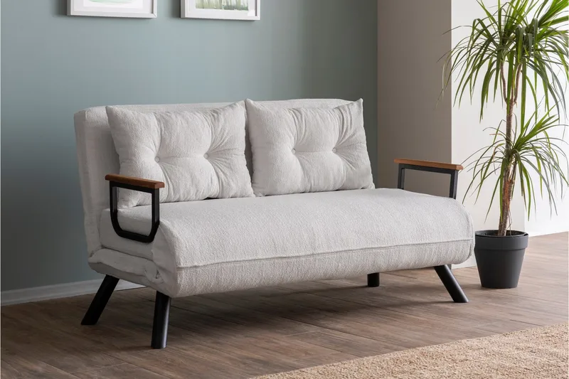 Alfredton Sovesofa - Cream - Møbler - Sofaer - Sovesofaer - 2 seters sovesofa