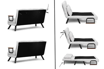 Alfredton Sovesofa - Cream - Møbler - Sofaer - Sovesofaer - 2 seters sovesofa