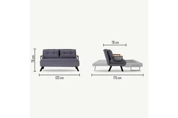 Alfredton Sovesofa - Cream - Møbler - Sofaer - Sovesofaer - 2 seters sovesofa