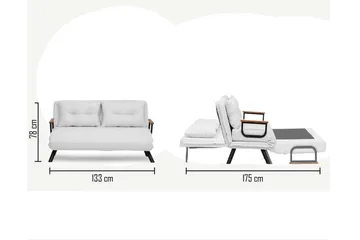 Alfredton Sovesofa - Cream - Møbler - Sofaer - Sovesofaer - 2 seters sovesofa