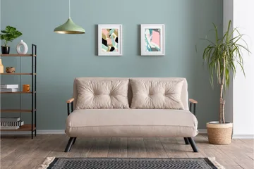 Alfredton Sovesofa - Cream - Møbler - Sofaer - Sovesofaer - 2 seters sovesofa