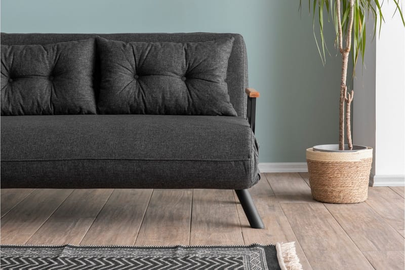 Alfredton Sovesofa - Mørkegrå - Møbler - Sofaer - Sovesofaer - 2 seters sovesofa