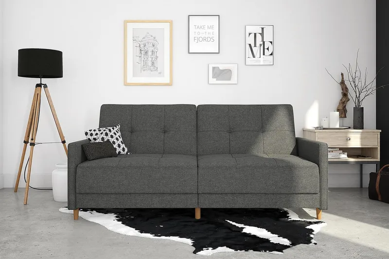 Andora Sovesofa Lingrå - Dorel Home - Møbler - Sofaer - Sovesofaer - 2 seters sovesofa
